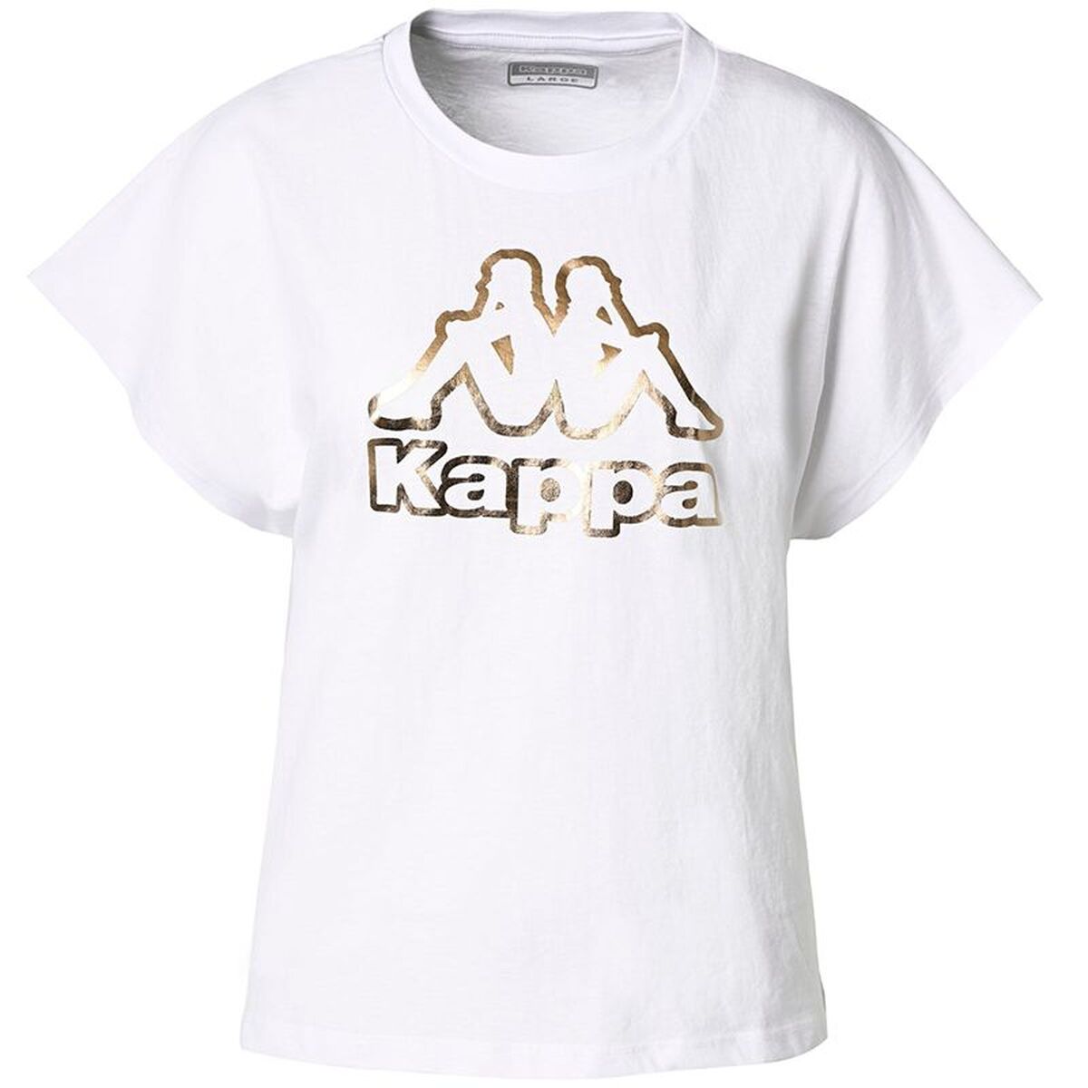 T-shirt med kortärm Dam Kappa 34151UW-001 Vit (XS)