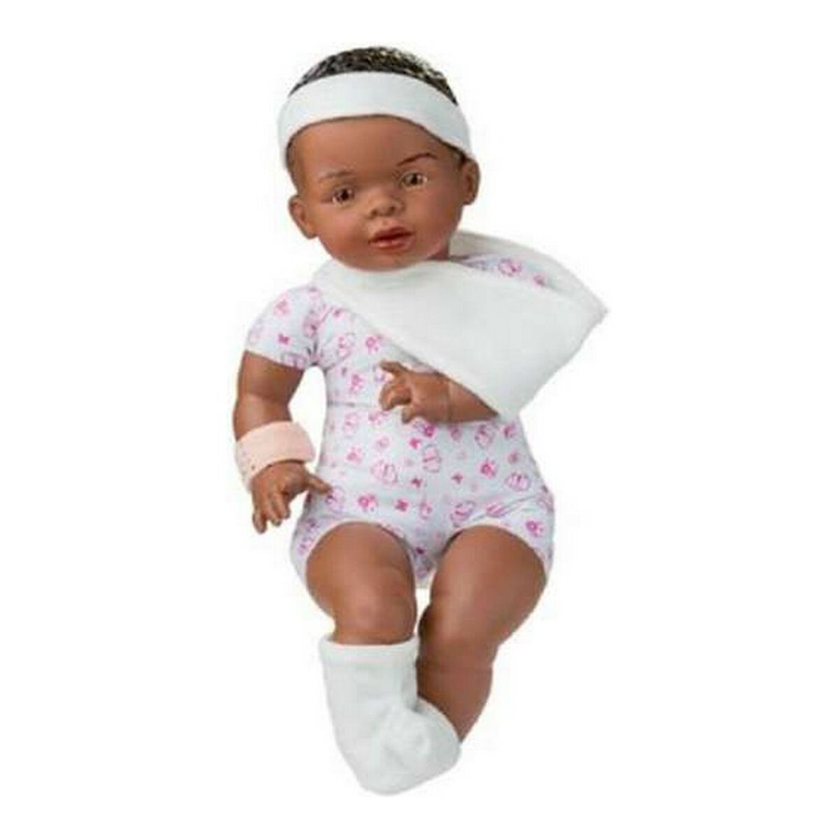 Bebisdocka Berjuan Newborn Afrikanska 45 cm (45 cm) - 3