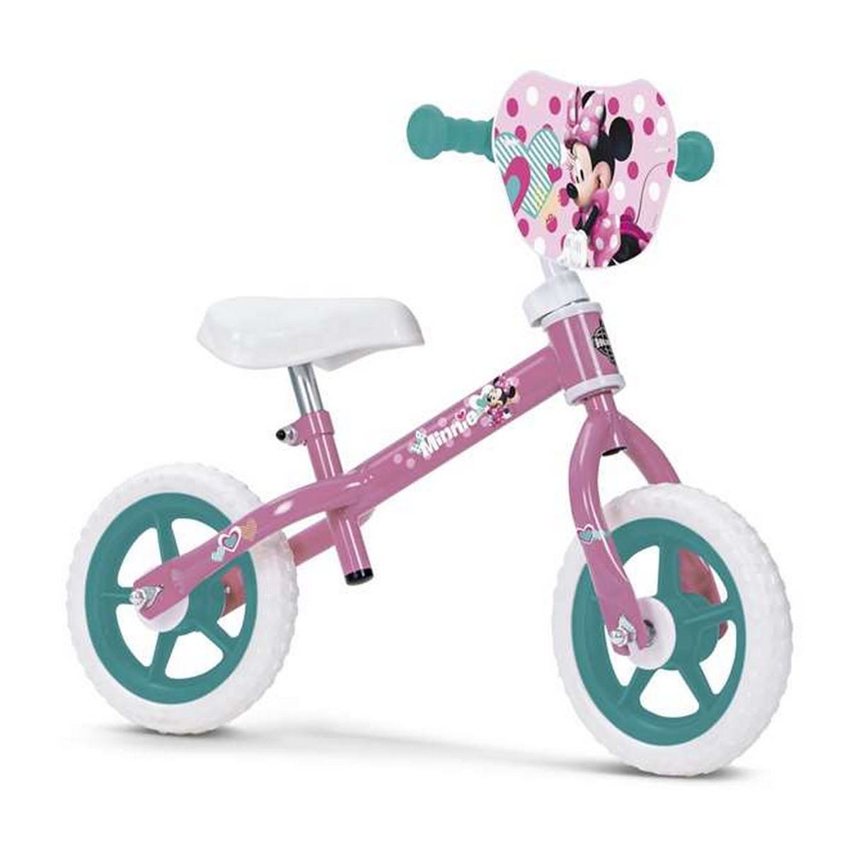 Barncykel Minnie Mouse   10" Utan pedaler Rosa
