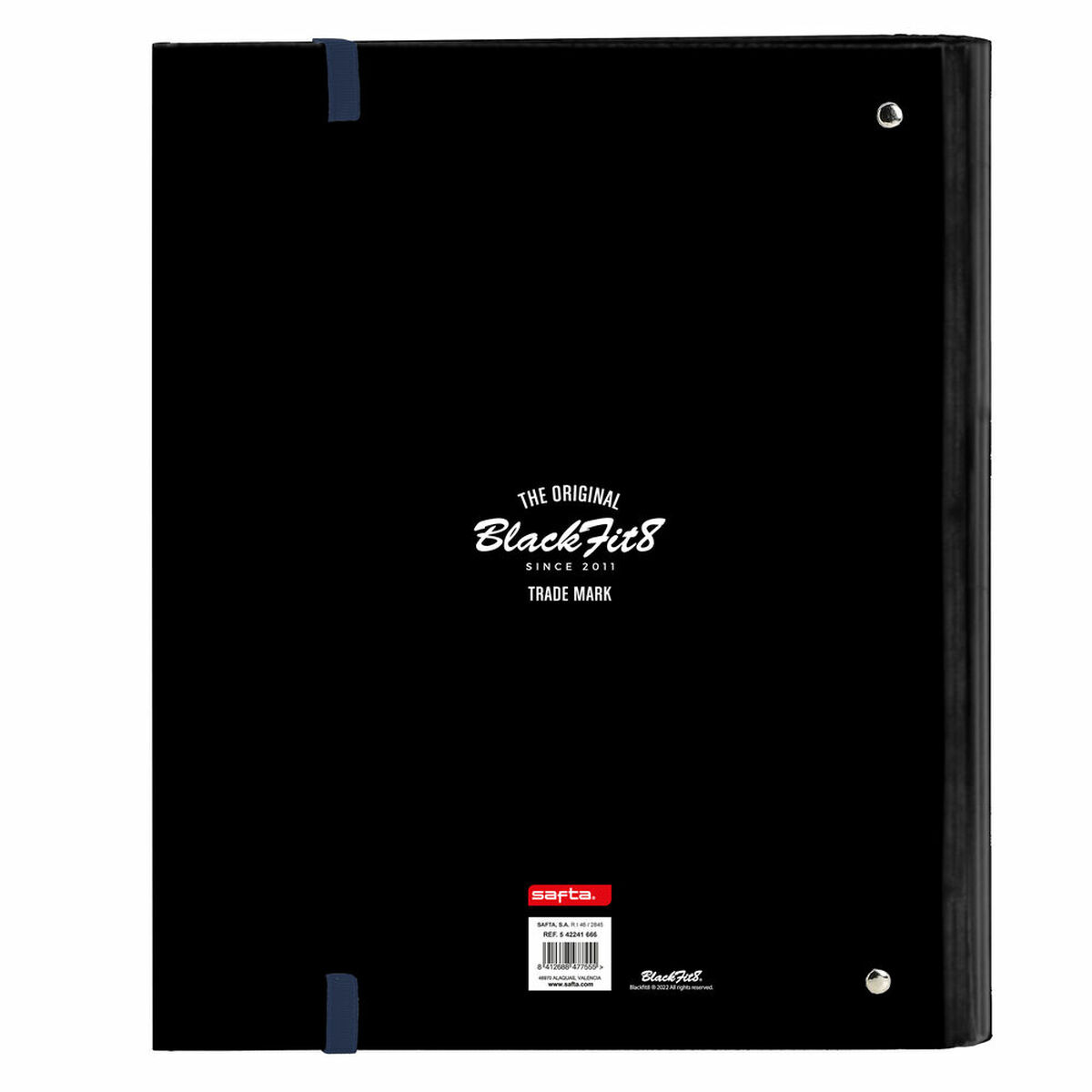 Ringpärm BlackFit8 Urban A4 Svart Marinblå (27 x 32 x 3.5 cm) - 2