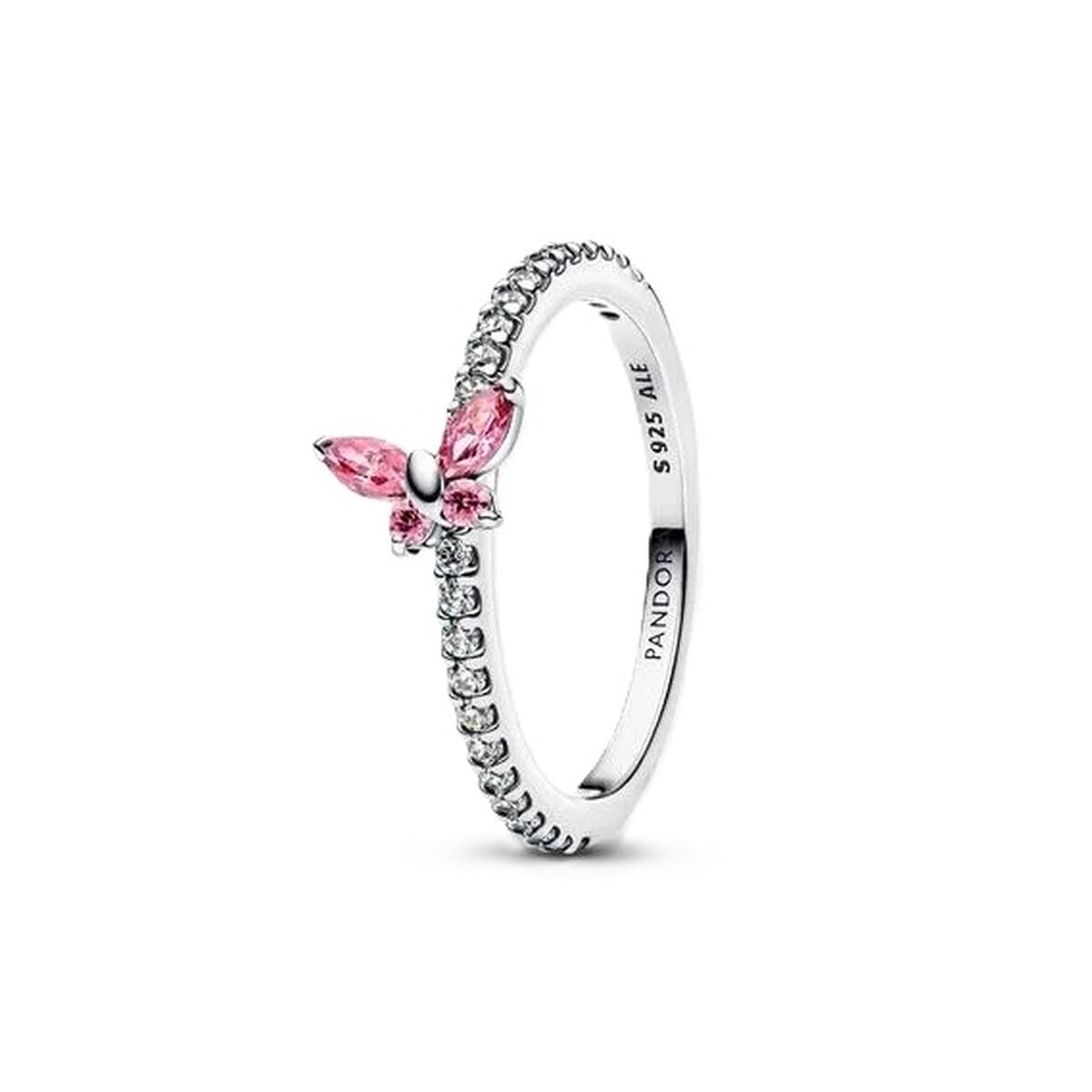 Damring Pandora 194269C02-52 12 Silvrig Rosa