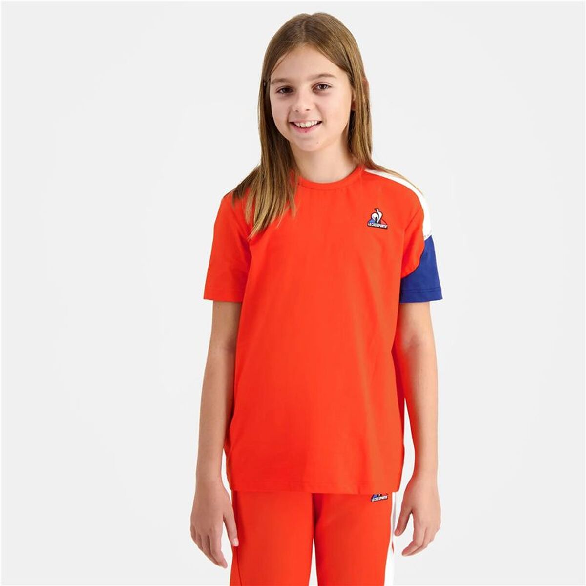 Barn T-shirt med kortärm Le coq sportif 2310049 Orange - 2