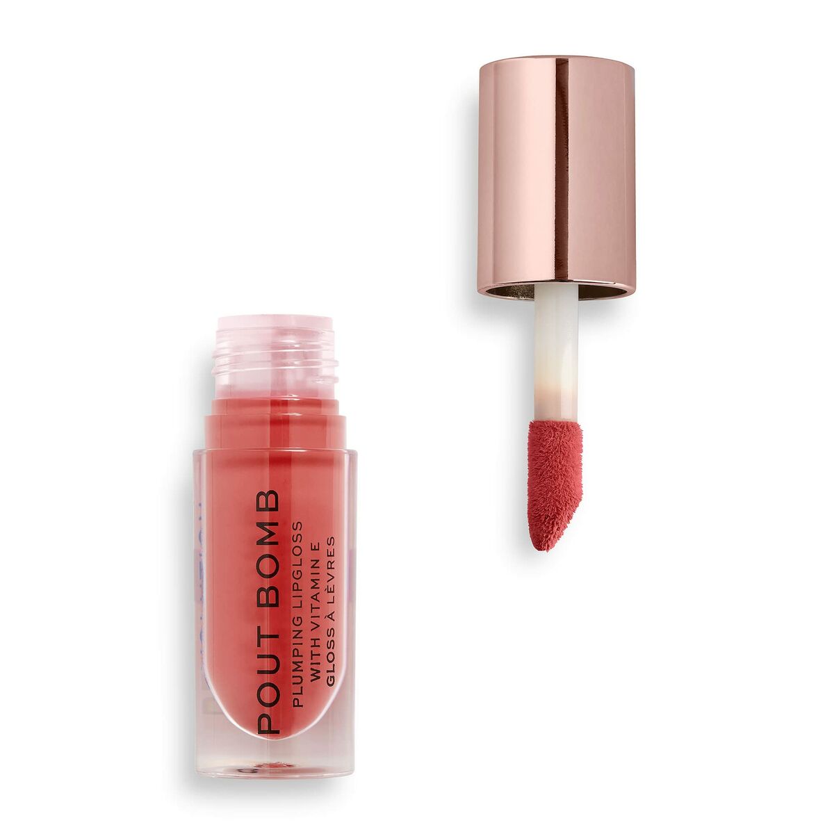 flytande läppstift Revolution Make Up Pout Bomb Peachy 4,6 ml - 2