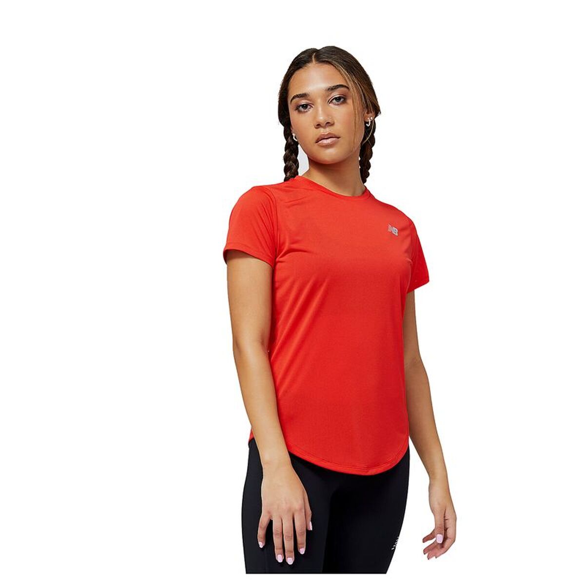 T-shirt med kortärm Dam New Balance WT23222_TRD Röd (XS)
