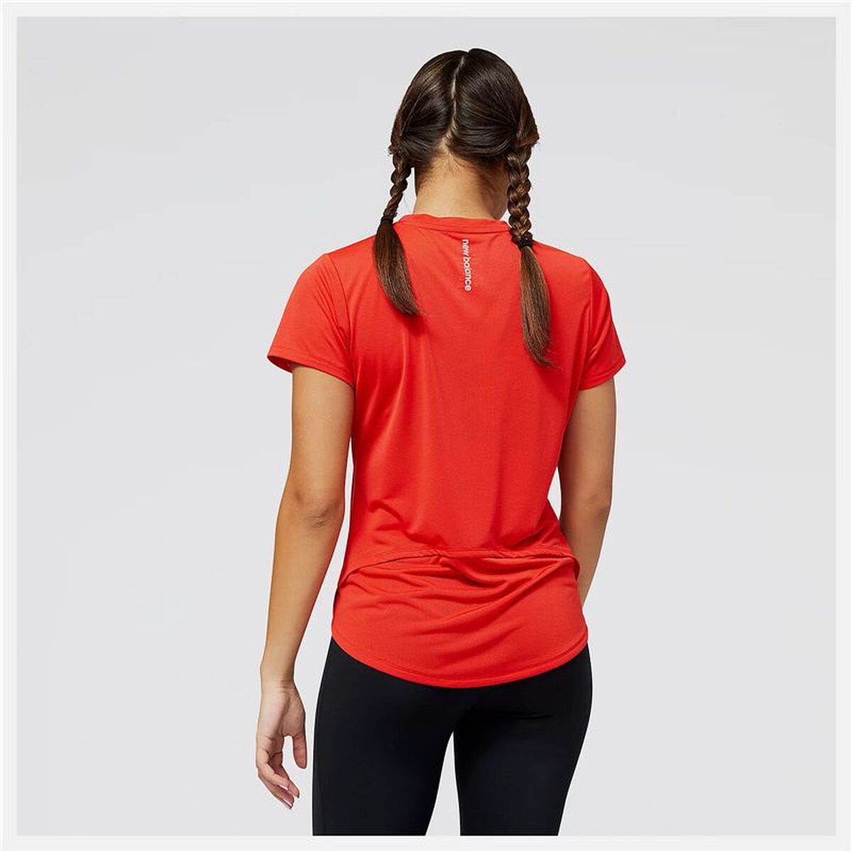 T-shirt med kortärm Dam New Balance WT23222_TRD Röd (XS) - 2