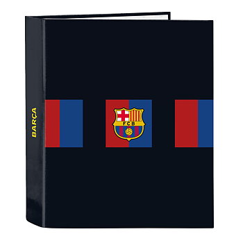 Ringpärm F.C. Barcelona Rödbrun Marinblå A4 27 x 33 x 6 cm