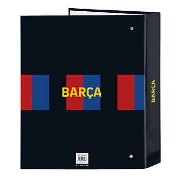 Ringpärm F.C. Barcelona Rödbrun Marinblå A4 27 x 33 x 6 cm