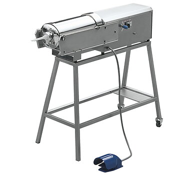 Korvstoppare, horisontell, cylinder l 500 mm, fotmanövrerad, 16 liter