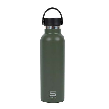 Vattenflaska Safta Verde camo Silikon Rostfritt stål