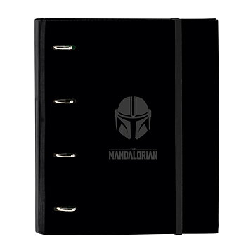 Ringpärm The Mandalorian Svart (27 x 32 x 3.5 cm)