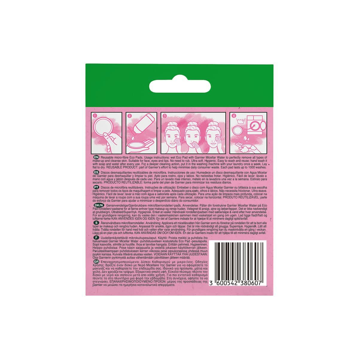 Sminkborttagning Garnier Skinactive Tvättbar - 2