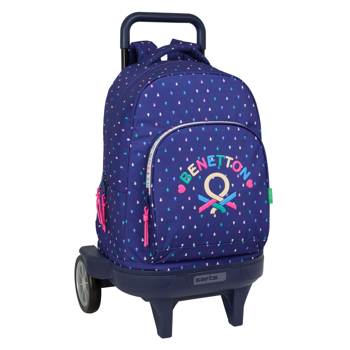 Skolryggsäck Benetton Drop Multicolour 33 x 45 x 22 cm