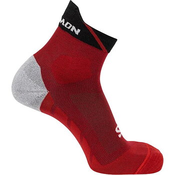 Sportstrumpor Salomon Aero Röd