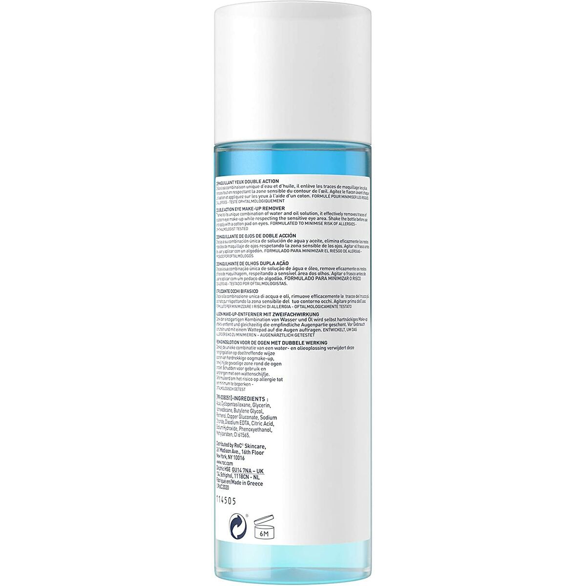 Ögonsminkremover Roc Desmaquillante De Ojos 125 ml Dubbelverkan - 2
