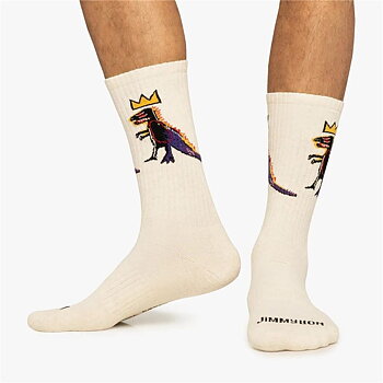 Strumpor Jimmy Lion Athletic Basquiat Pez Dis Brun