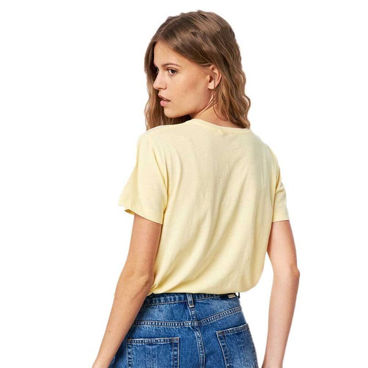 T-shirt med kortärm Dam Rip Curl GTERO5-4094 Citron (XS) - 2