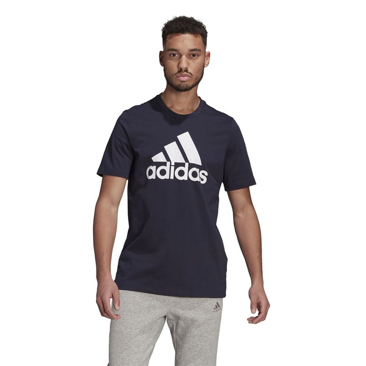 T-shirt med kortärm Herr Adidas GK9122 Mörkblå (S) - 2