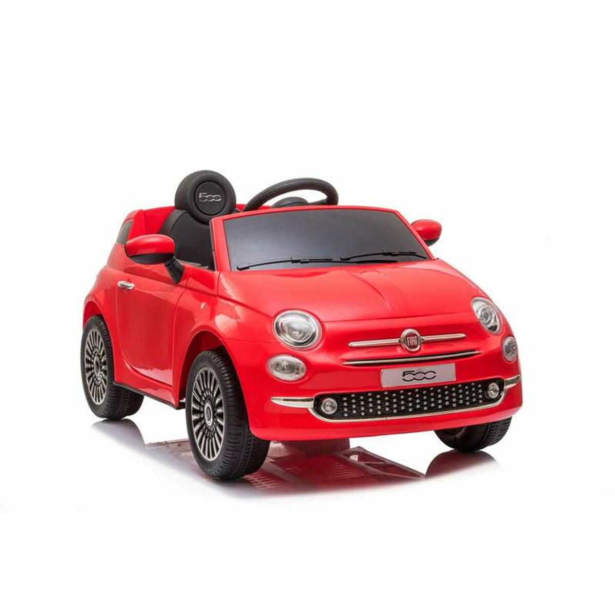 Elektrisk bil för barn Injusa Fiat 500 Röd Radiokontroll