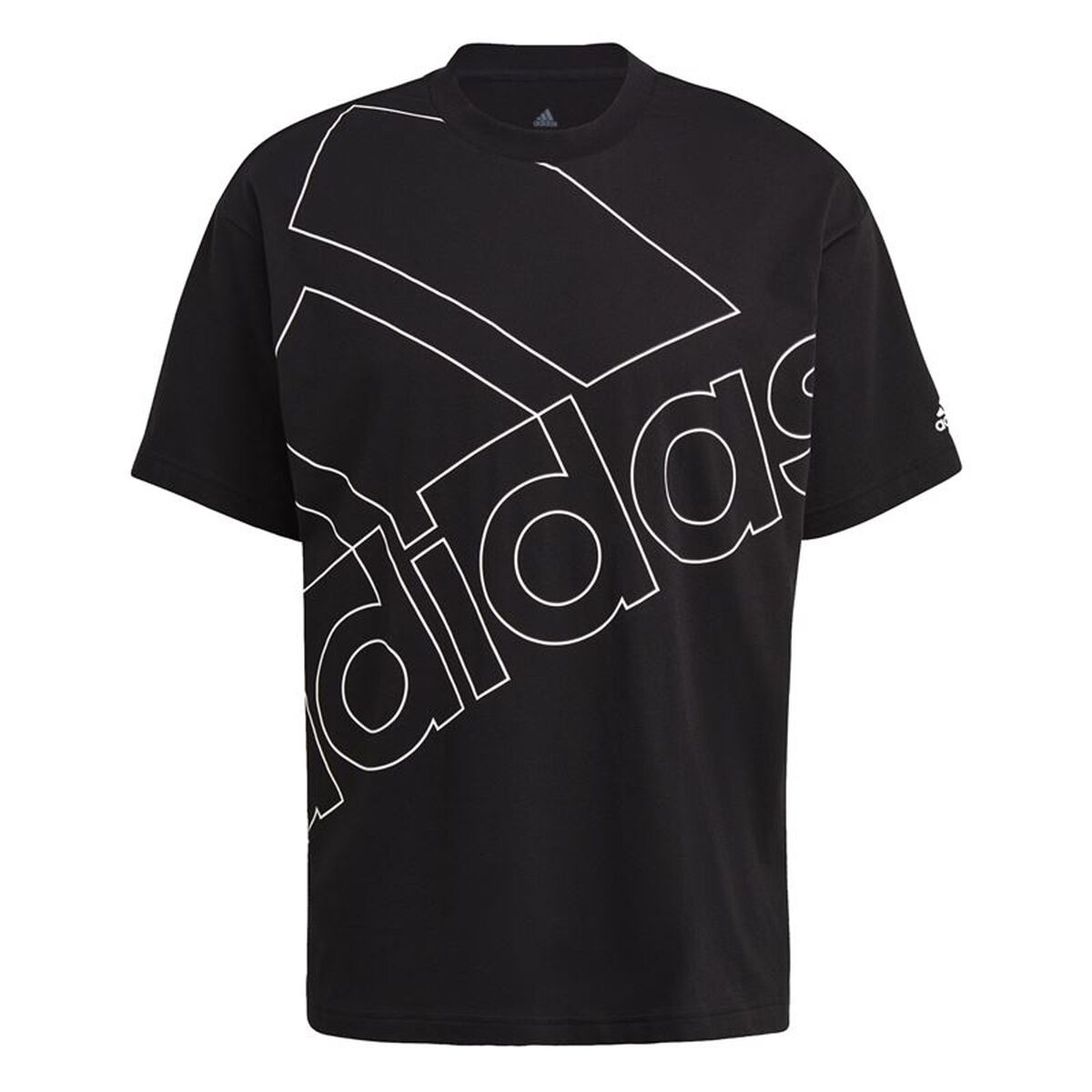 T-shirt med kortärm Herr Adidas GK9422 Svart (M)