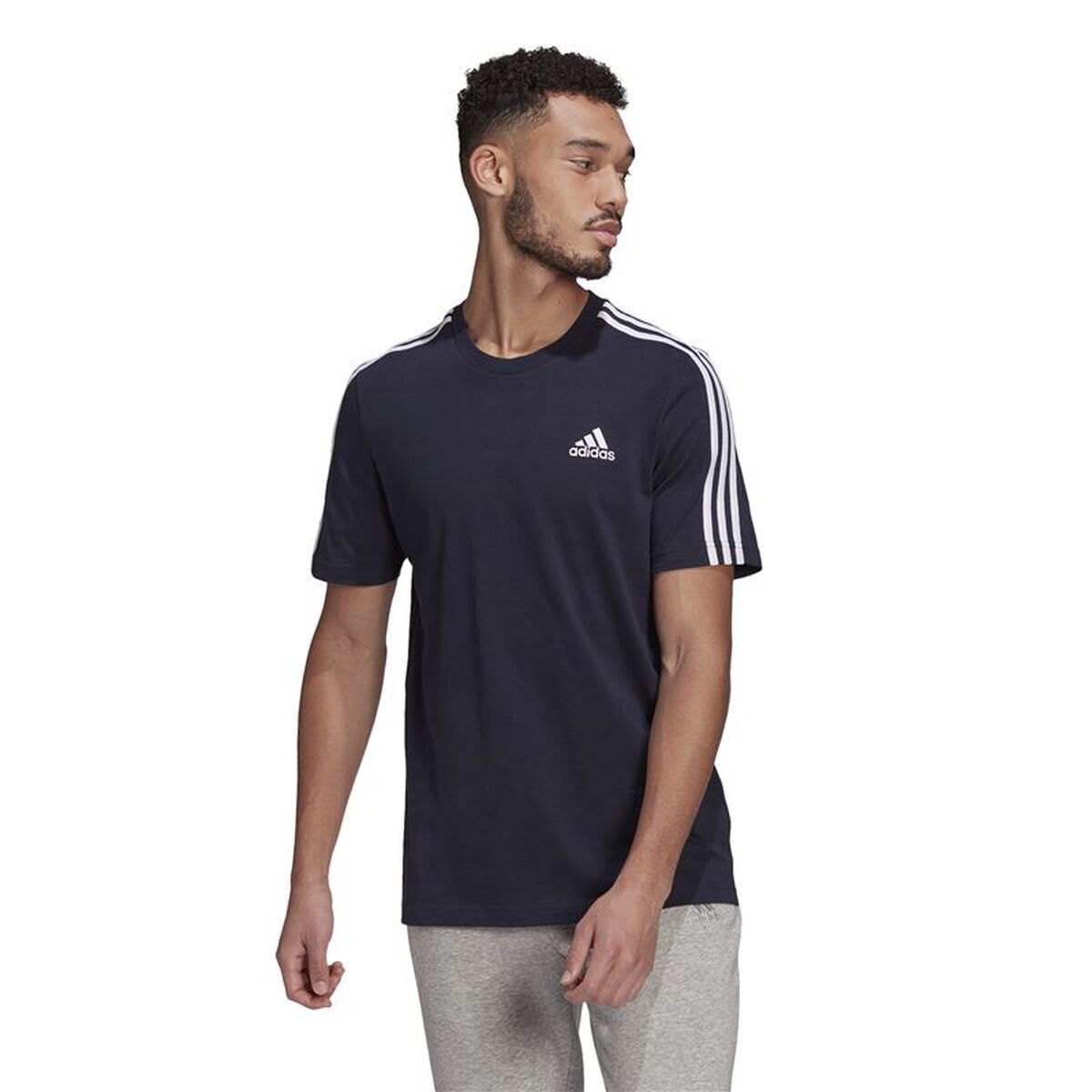 T-shirt med kortärm Herr Adidas GL3734 Mörkblå (XS) - 2