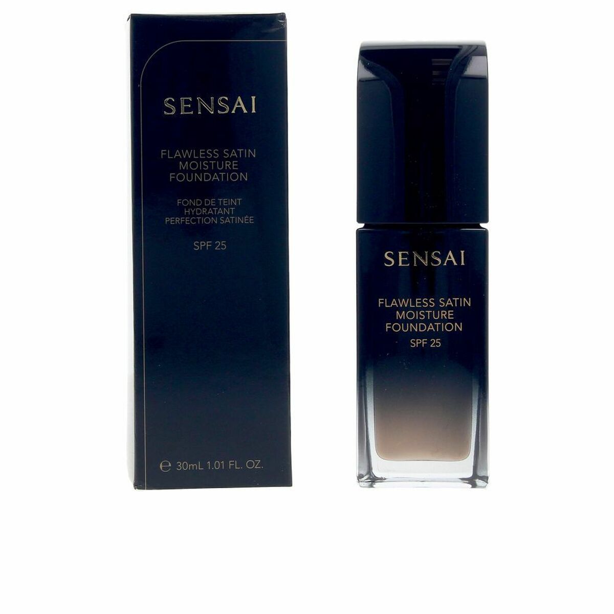 Flytande makeupbas Kanebo Sensai Nº 203-Neutralbeig Fs203-Neutral Beige Spf 25 Spf 20 30 ml