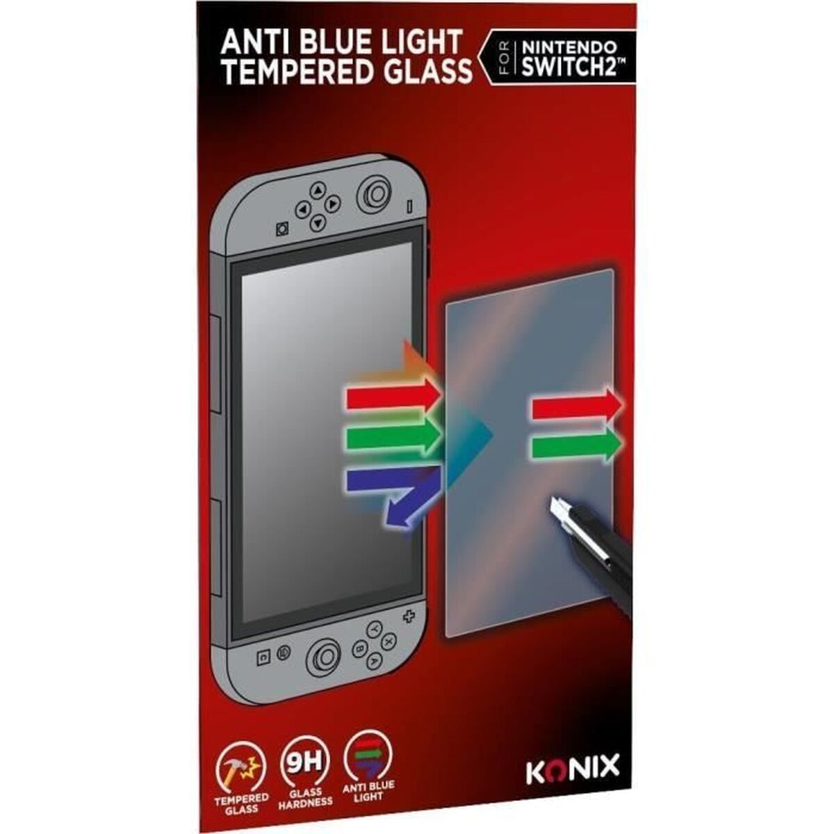 Skärmskydd till Nintendo Switch 2 KONIX