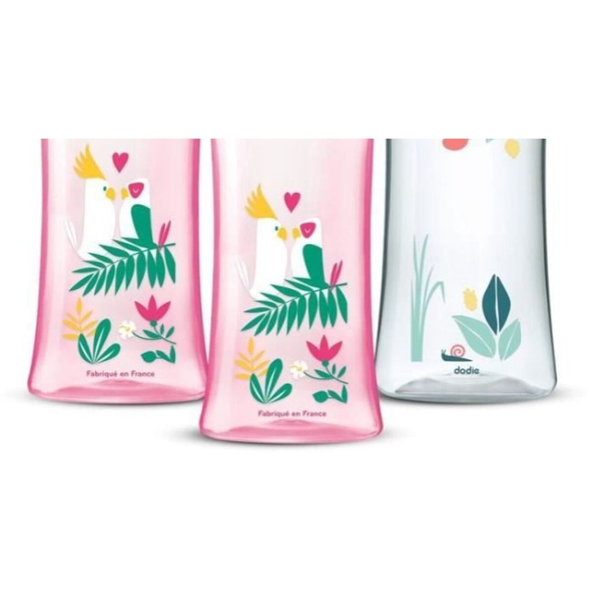 Nappflaska Dodie Bird ros - 2