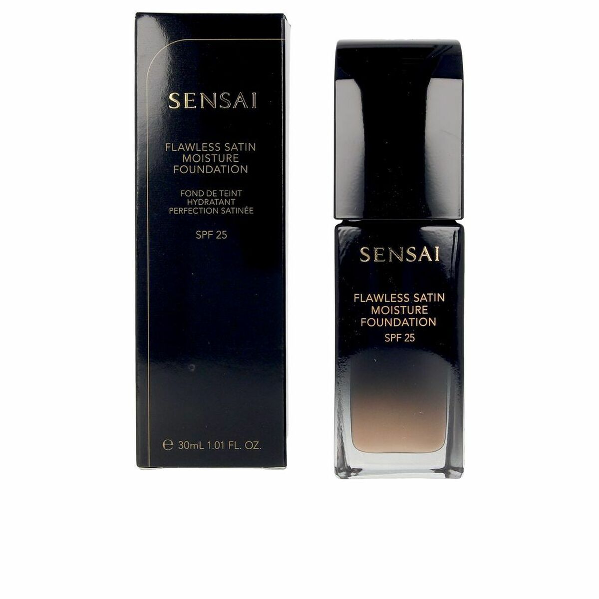 Flytande makeupbas Kanebo Sensai 204-honey beig Nº 204-Honey Beig Fs204-Honey Beige Spf 25 Spf 20 30 ml
