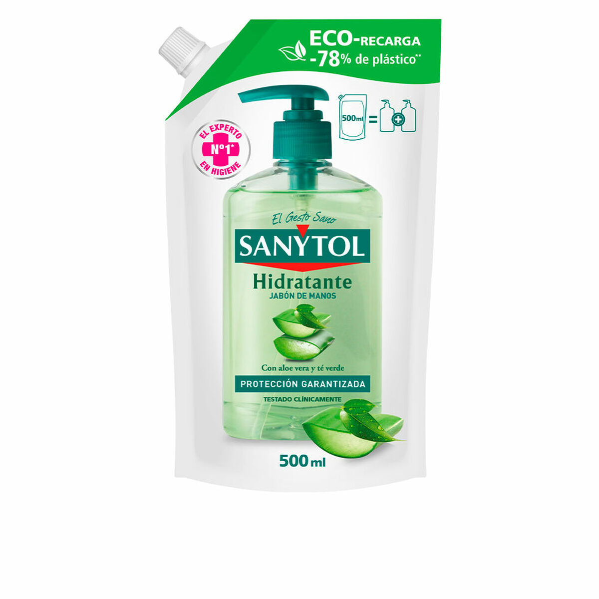 Handtvål Sanytol Sanytol Recambio 500 ml Reservdel Aloe Vera