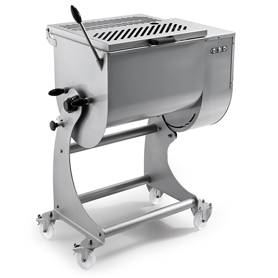 Köttmixer, lutande, 50 kg / 88 liter