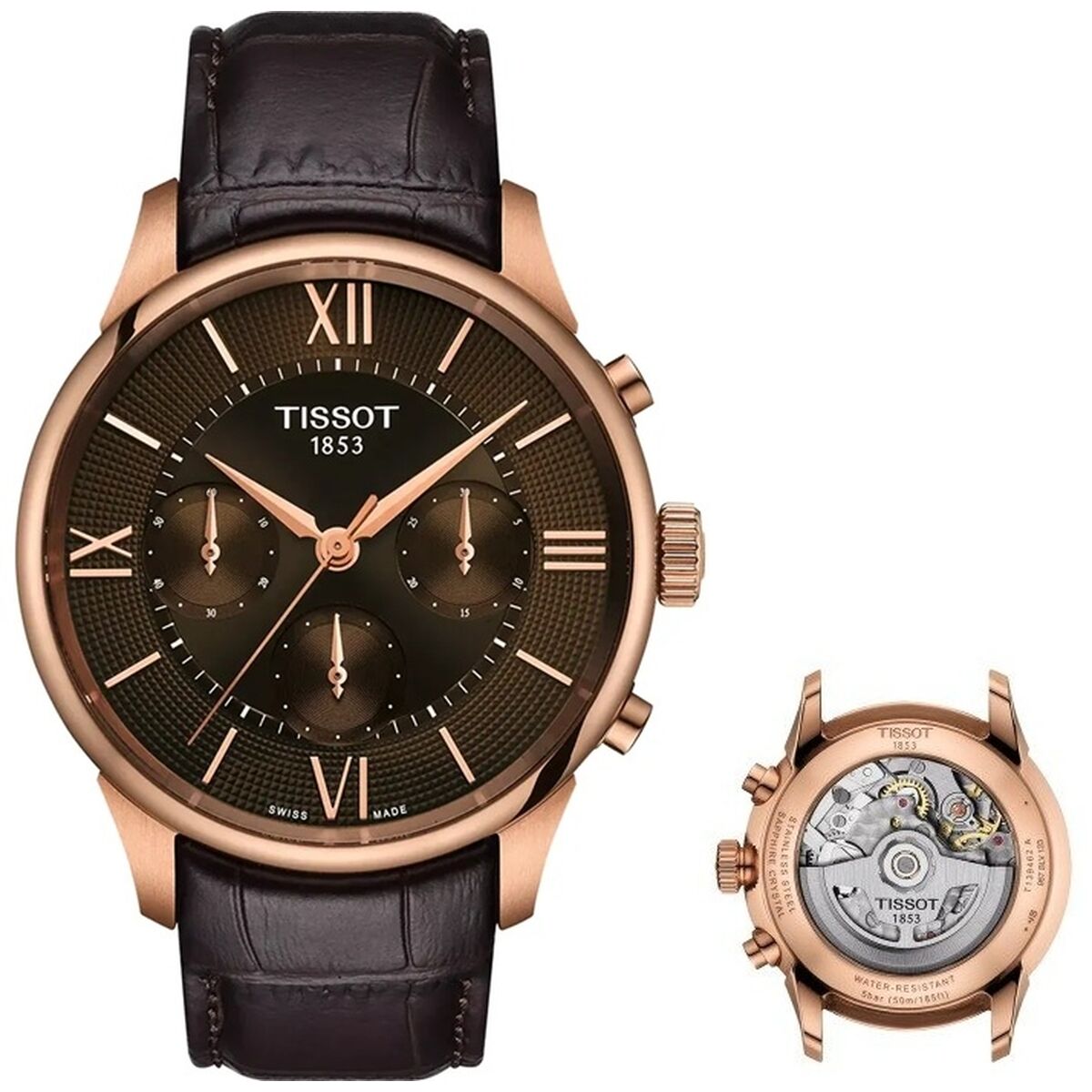 Herrklocka Tissot CHEMIN DES TOURELLES POWERMATIC 80