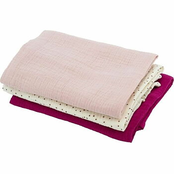 Muslin Domiva Rose Resistent 3 Delar (3 antal)