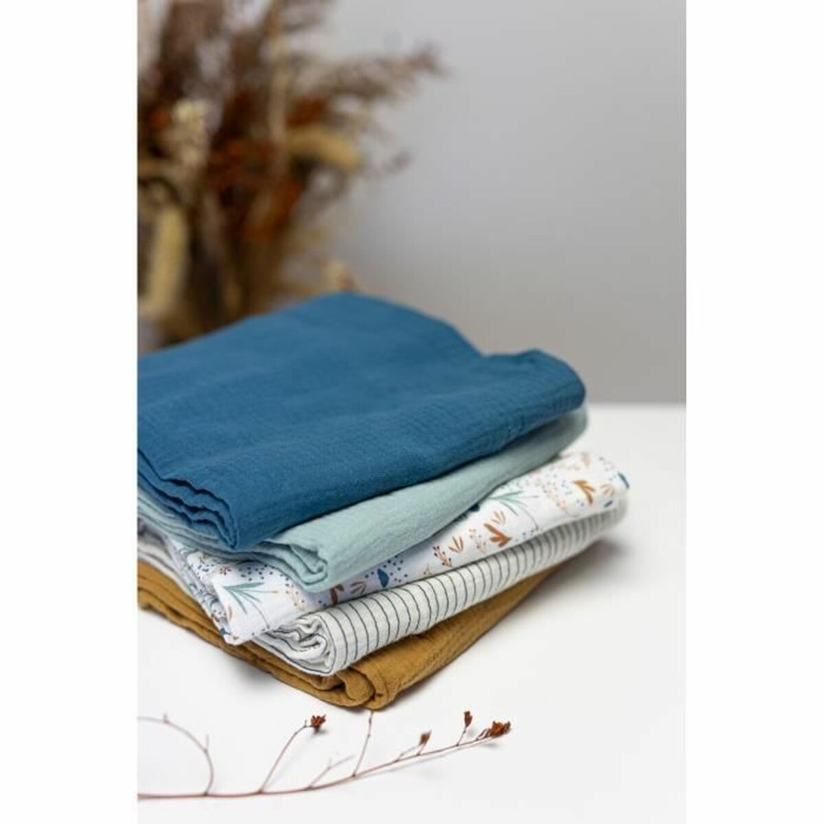 Muslin Domiva Brun Resistent 3 Delar (3 antal) - 2