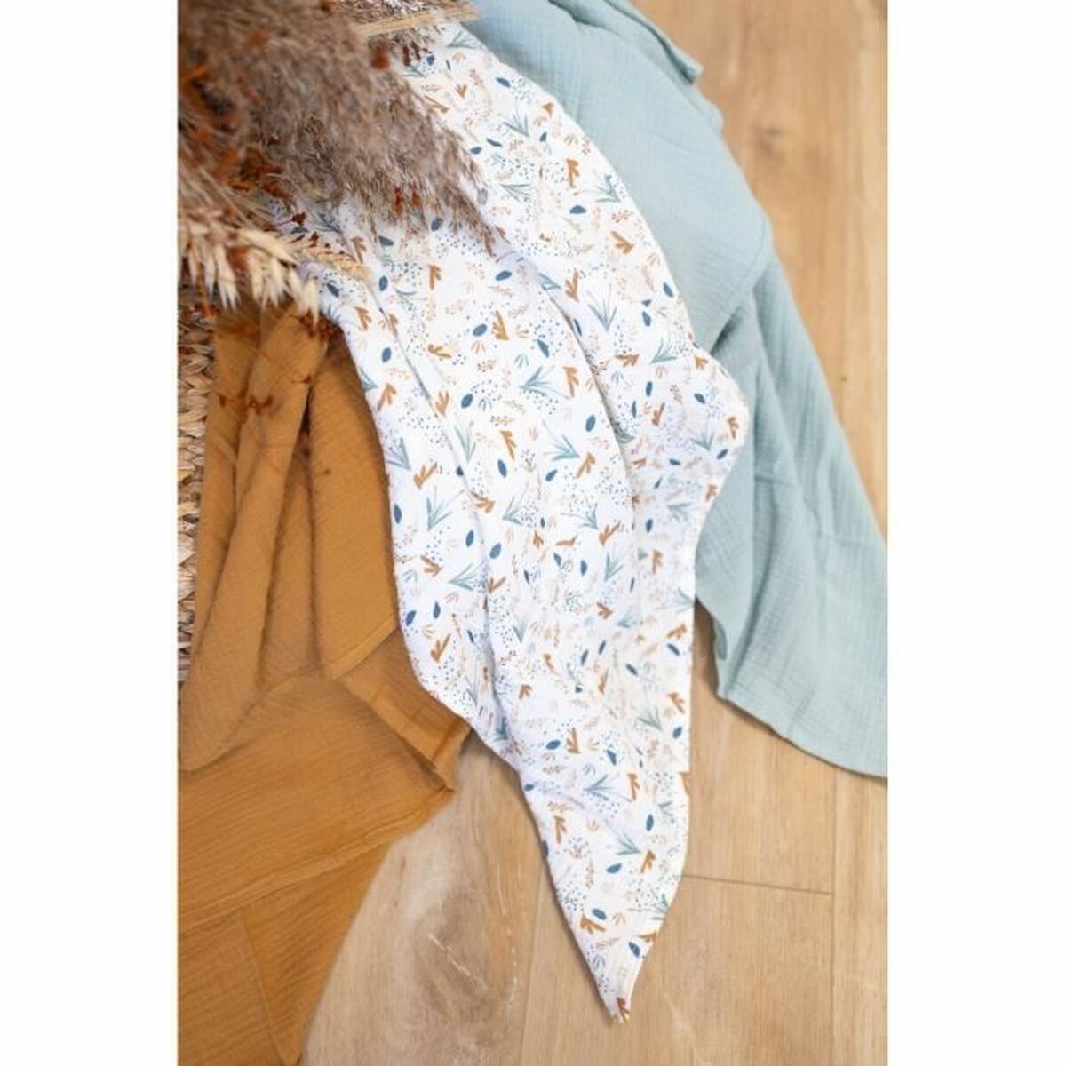 Muslin Domiva BY THE WATER Vit 100 x 100 cm - 2