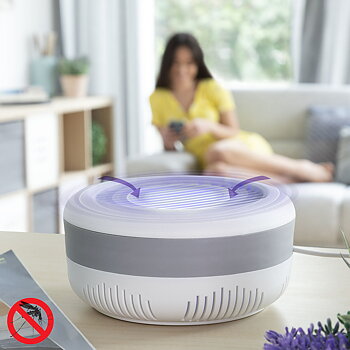 Myggavvisande lampa med insug och väggstöd KL Lite InnovaGoods