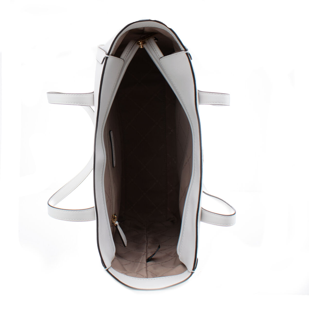 Axelväska Michael Kors Leida Vit 34 x 29 x 12 cm - 3