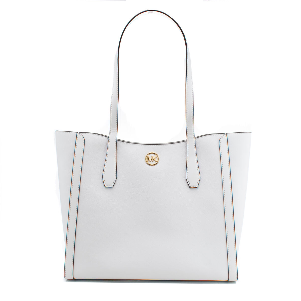 Axelväska Michael Kors Leida Vit 34 x 29 x 12 cm