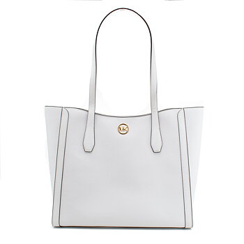 Axelväska Michael Kors Leida Vit 34 x 29 x 12 cm