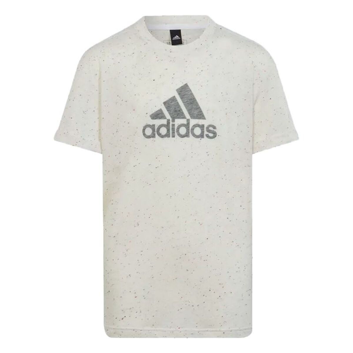 Barn T-shirt med kortärm Adidas IC0107 Vit