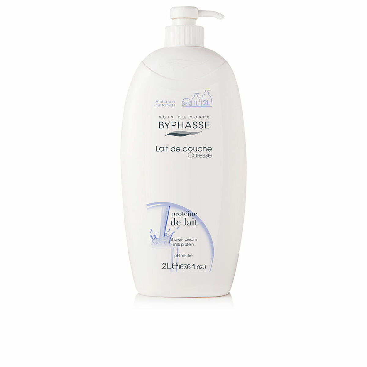 Duschtvål Byphasse Caresse Gel De Ducha 2 L Mjölk protein