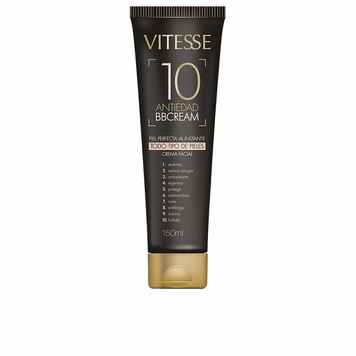 Hydrerande kräm med färg Vitesse Antiedad Bb Cream 150 ml Anti age 10-i-1