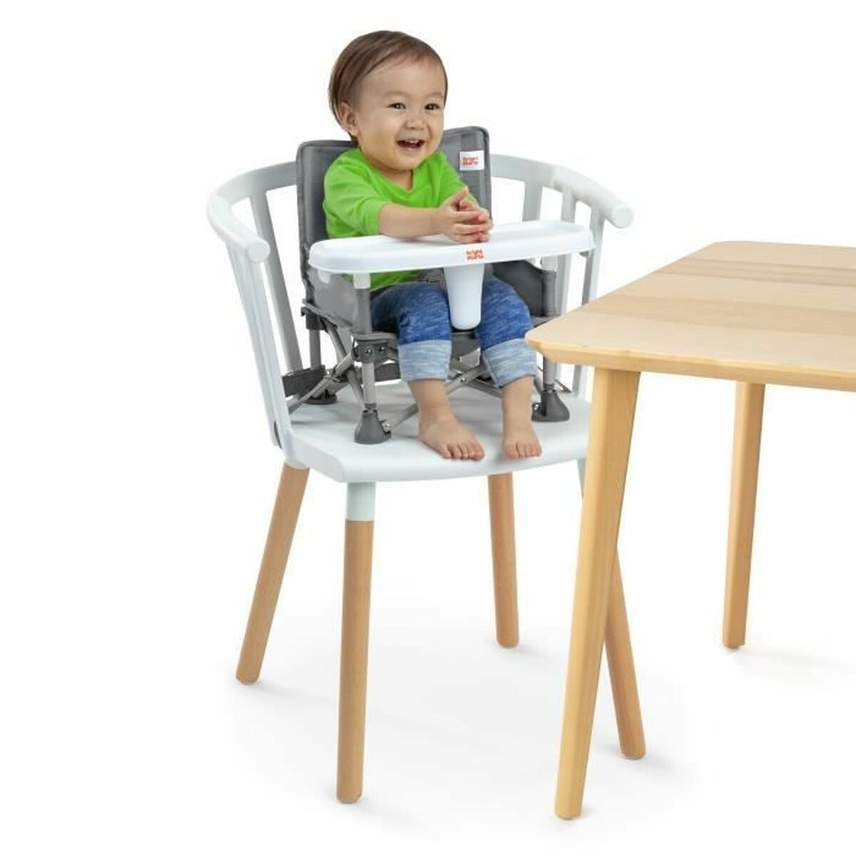 Upphöjare Bright Starts Pop 'N Sit Grå - 3