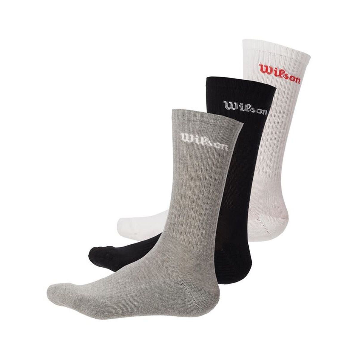Strump paket Wilson Crew Logo Sock 3 Delar