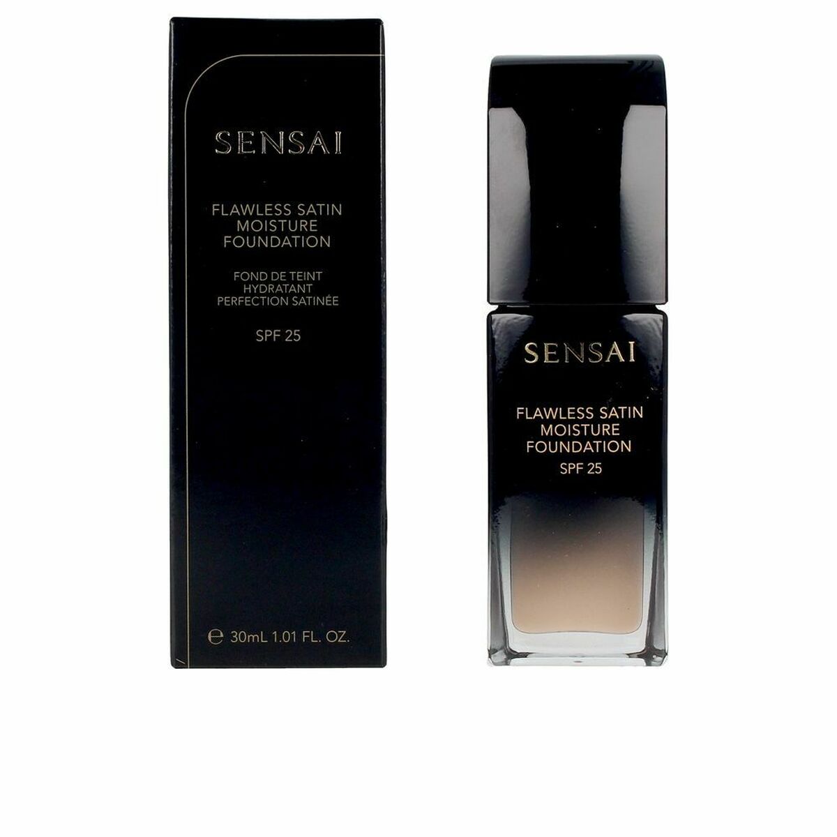 Flytande makeupbas Kanebo Sensai Nº 202-Ochre Beig Fs202-Ochre Beige Spf 25 Spf 20 30 ml