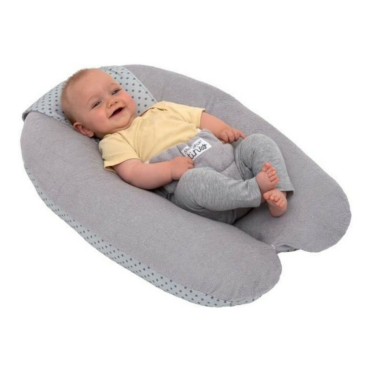 Breastfeeding Cushion Tineo Polka Dots Grå - 2