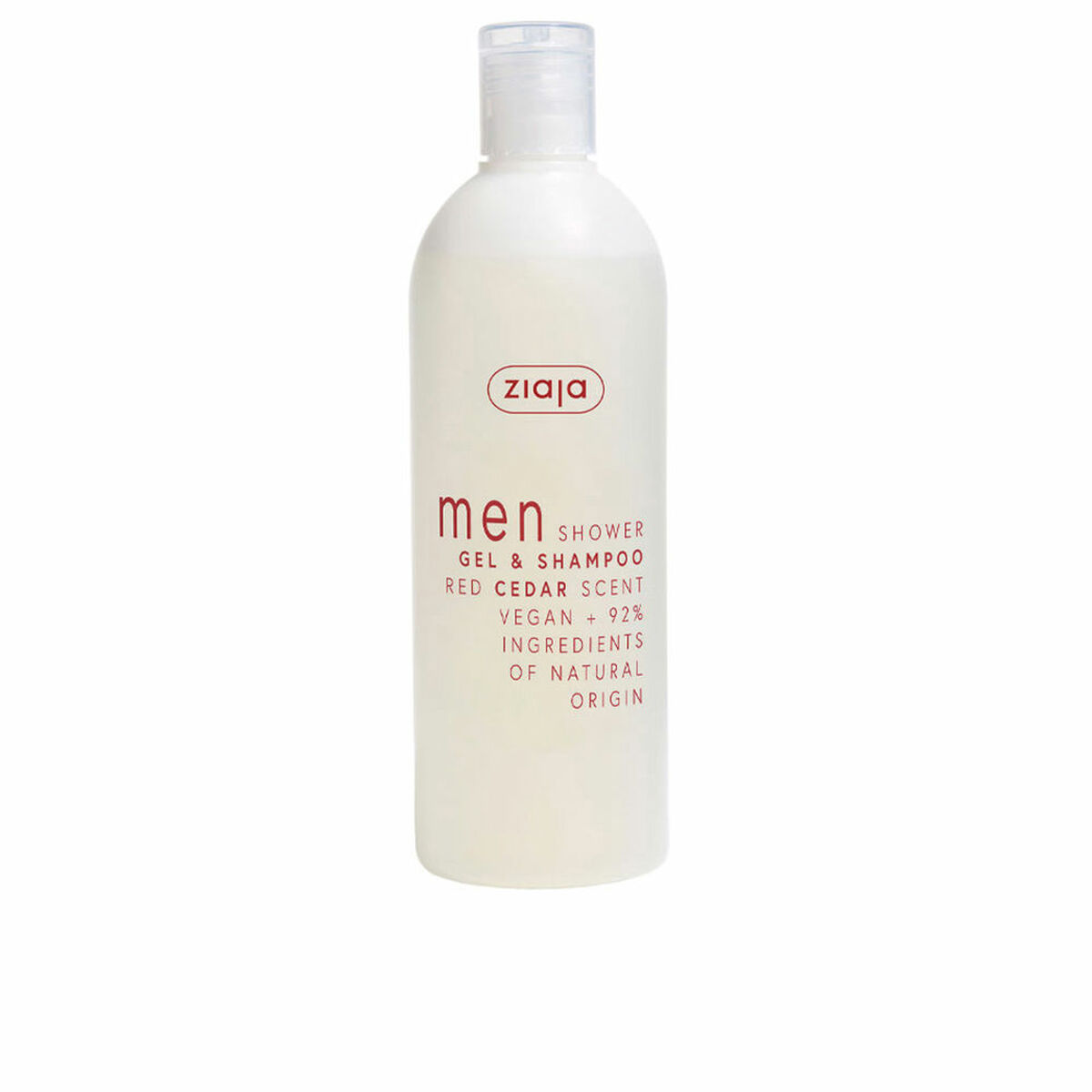 2-i-1 Gel och schampo Ziaja Men 400 ml Män Ceder