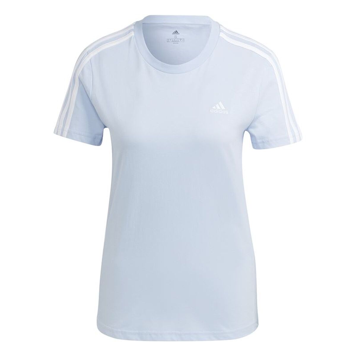 T-shirt med kortärm Dam Adidas ID0008 Ljusblå (2XS)