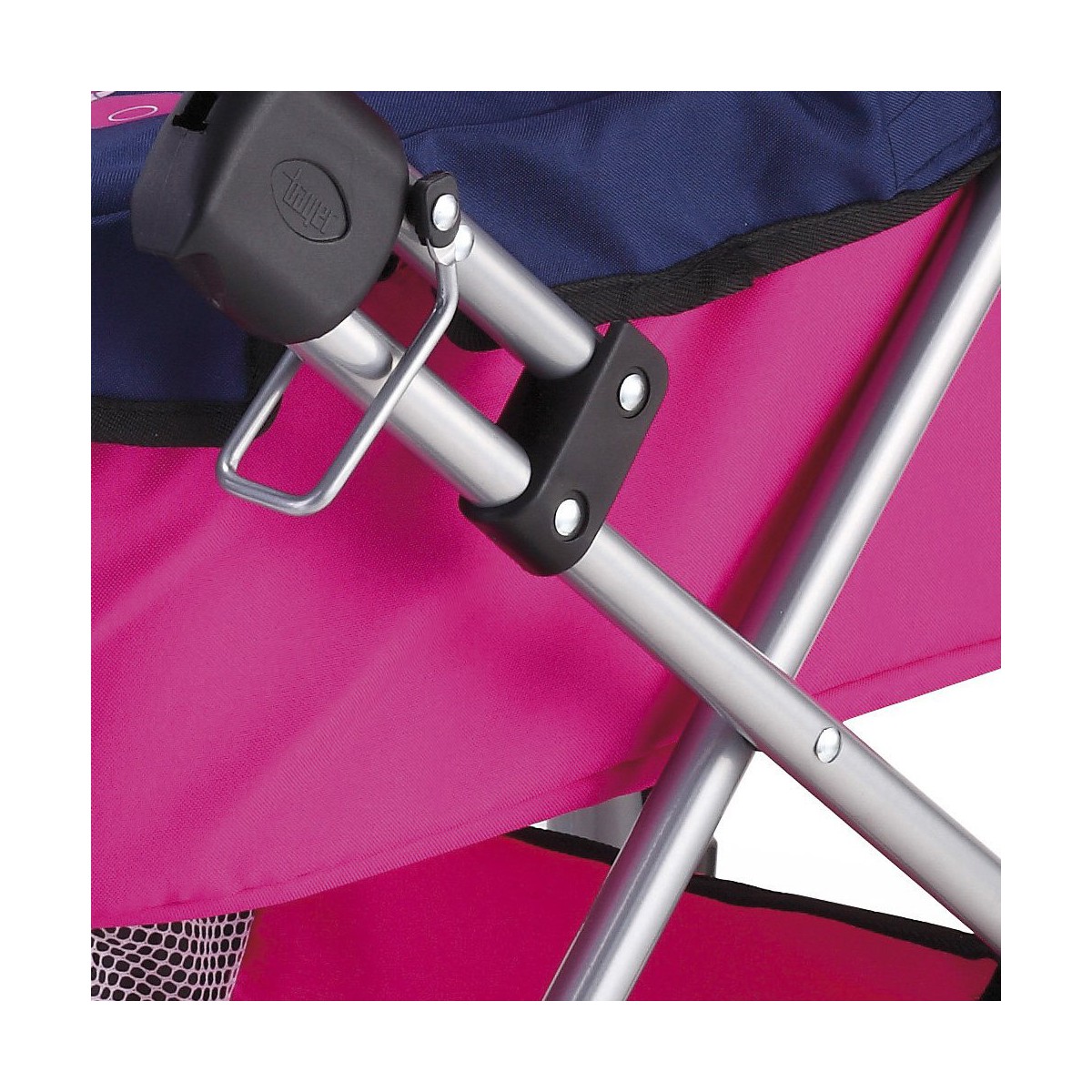 Dockvagn Reig Trendy Classic Fuchsia 45 cm - 3