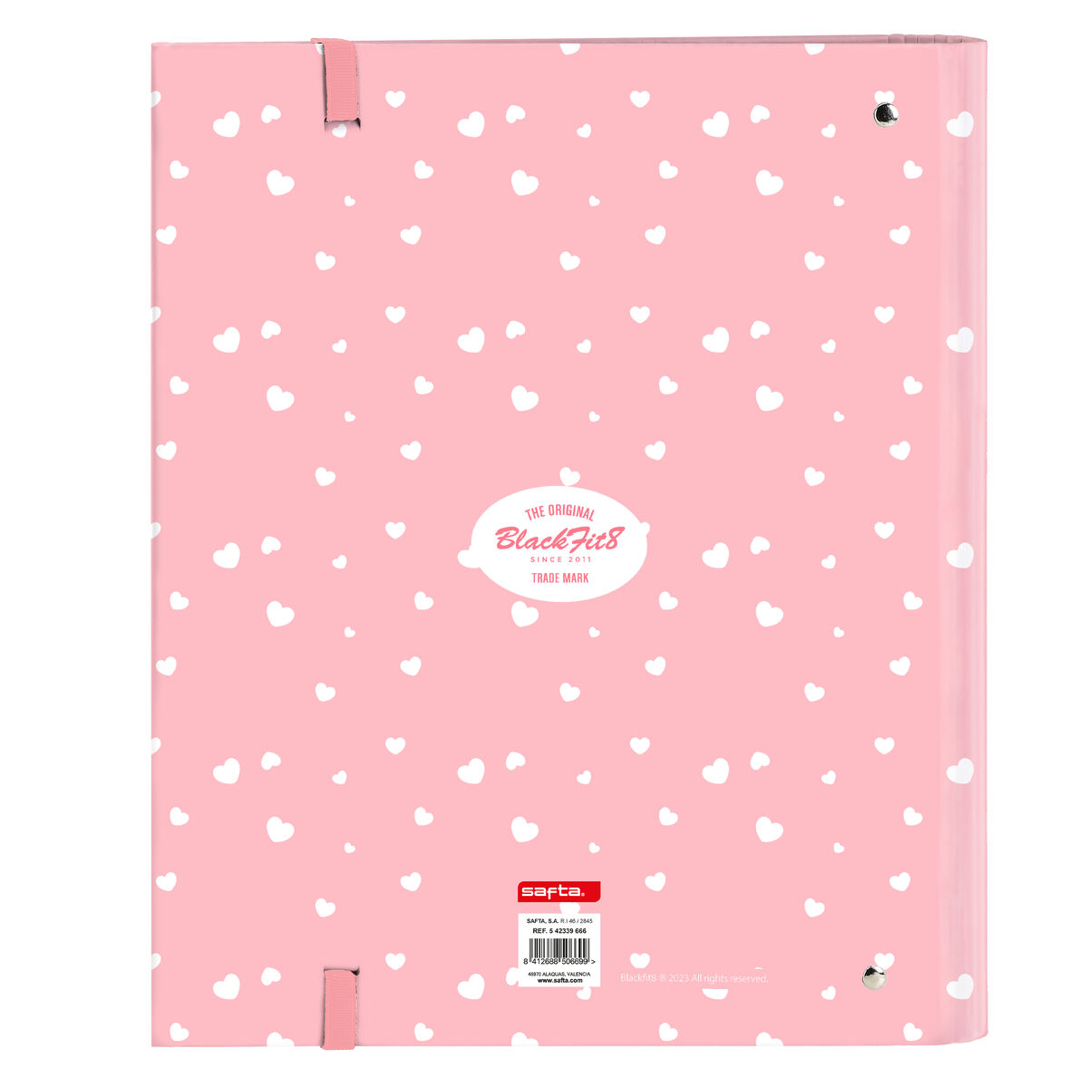 Ringpärm BlackFit8 Globitos 27 x 32 x 3.5 cm Rosa - 2