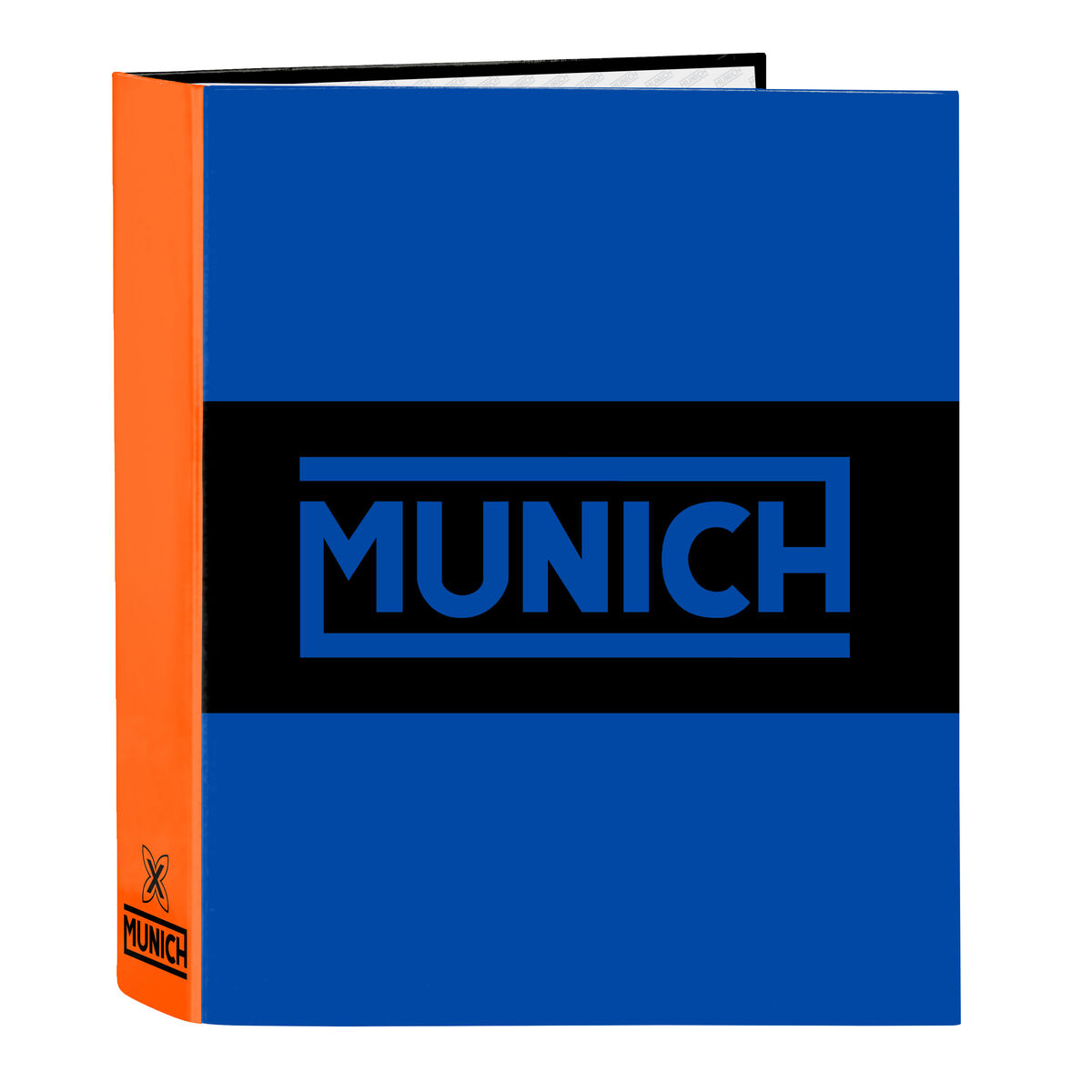 Ringpärm Munich Submarine Elektrisk blå A4 27 x 33 x 6 cm